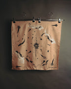 –SPECIAL– "Christian Dior" Celestial print silk square scarf