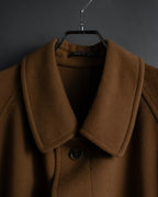 "FENDI" 90's Italian classic 100% cashmere belted coat