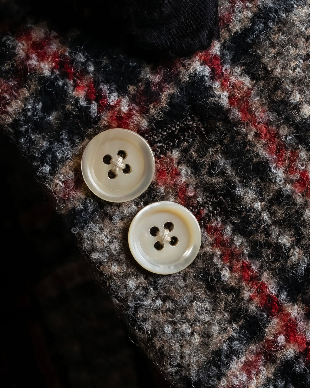 "Ernesto" Multicolor checked tailored jacket