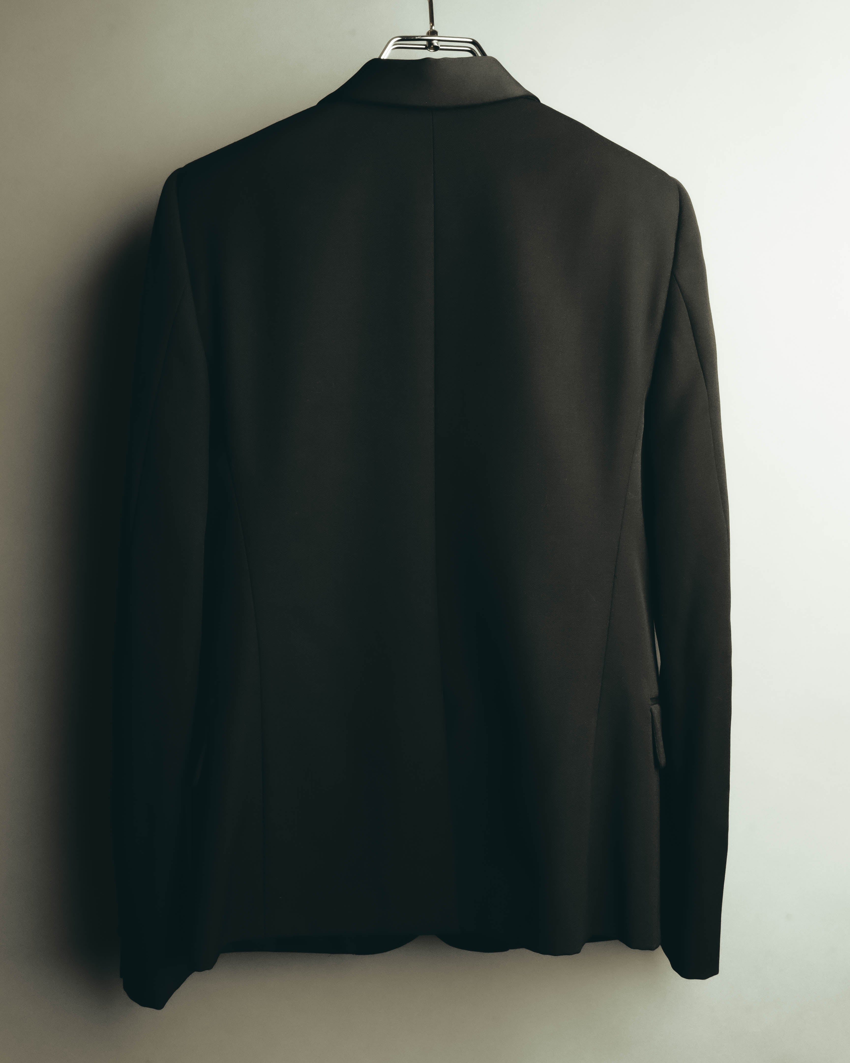 -SPECIAL- “Saint Laurent” 2012-2016 Single-button satin-lapel wool jacket