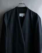 "MAISON MARGIELA" 20AW No-collar design wool tailored jacket