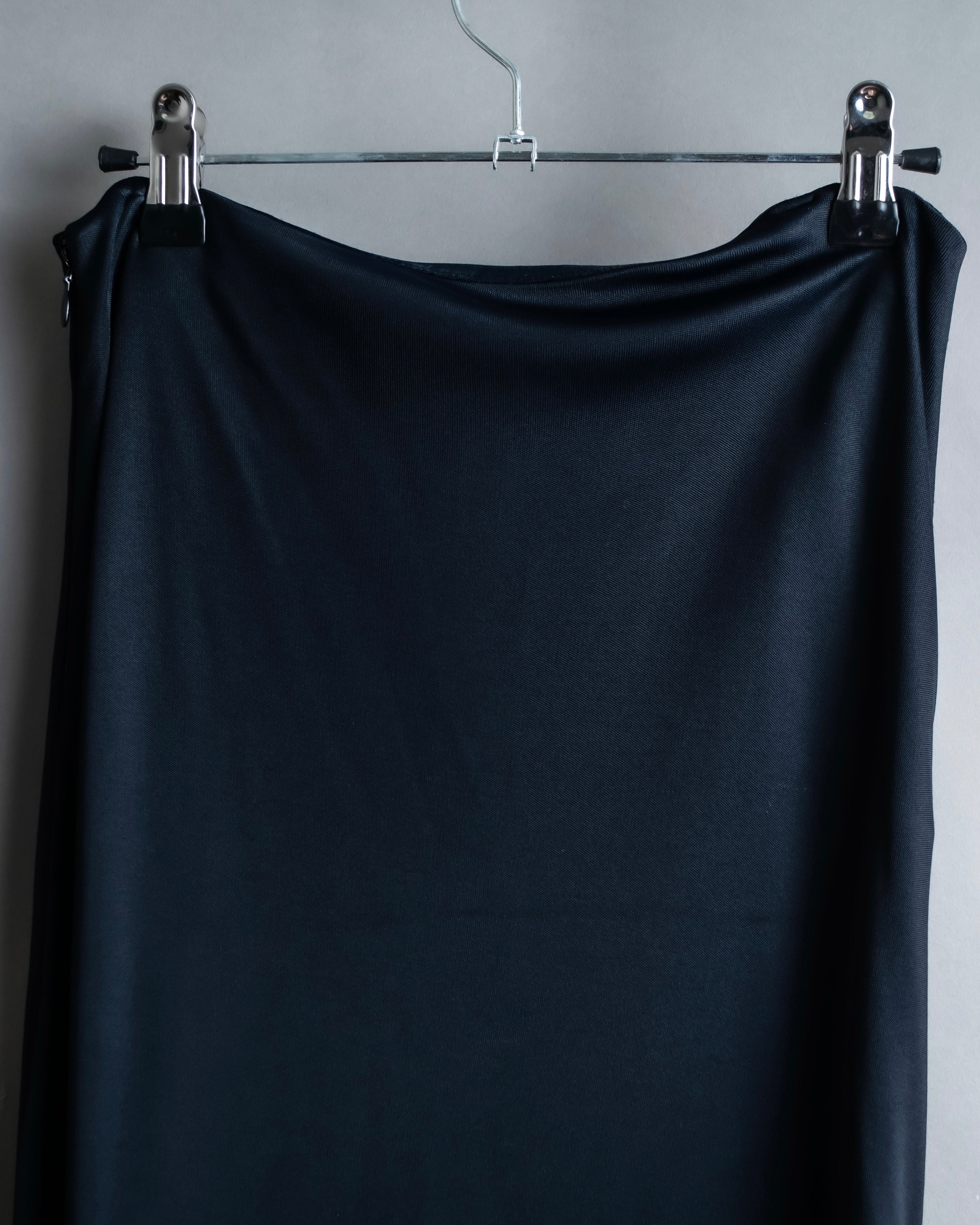 "GUCCI" Maxi-length glossy rayon skirt