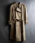 "BURBERRYS" Military detail classic trench coat