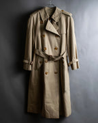 "BURBERRYS" Military detail classic trench coat