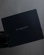 "BURBERRY" Equestrian Knight design leather belt