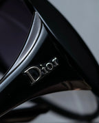 “Dior” Butterfly flame curved surface sunglasses