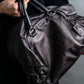 "PRADA" Frill docking one handle leather bag