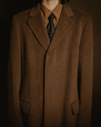 –SPECIAL– "LOEWE" 90’s cashgora blend tailored overcoat
