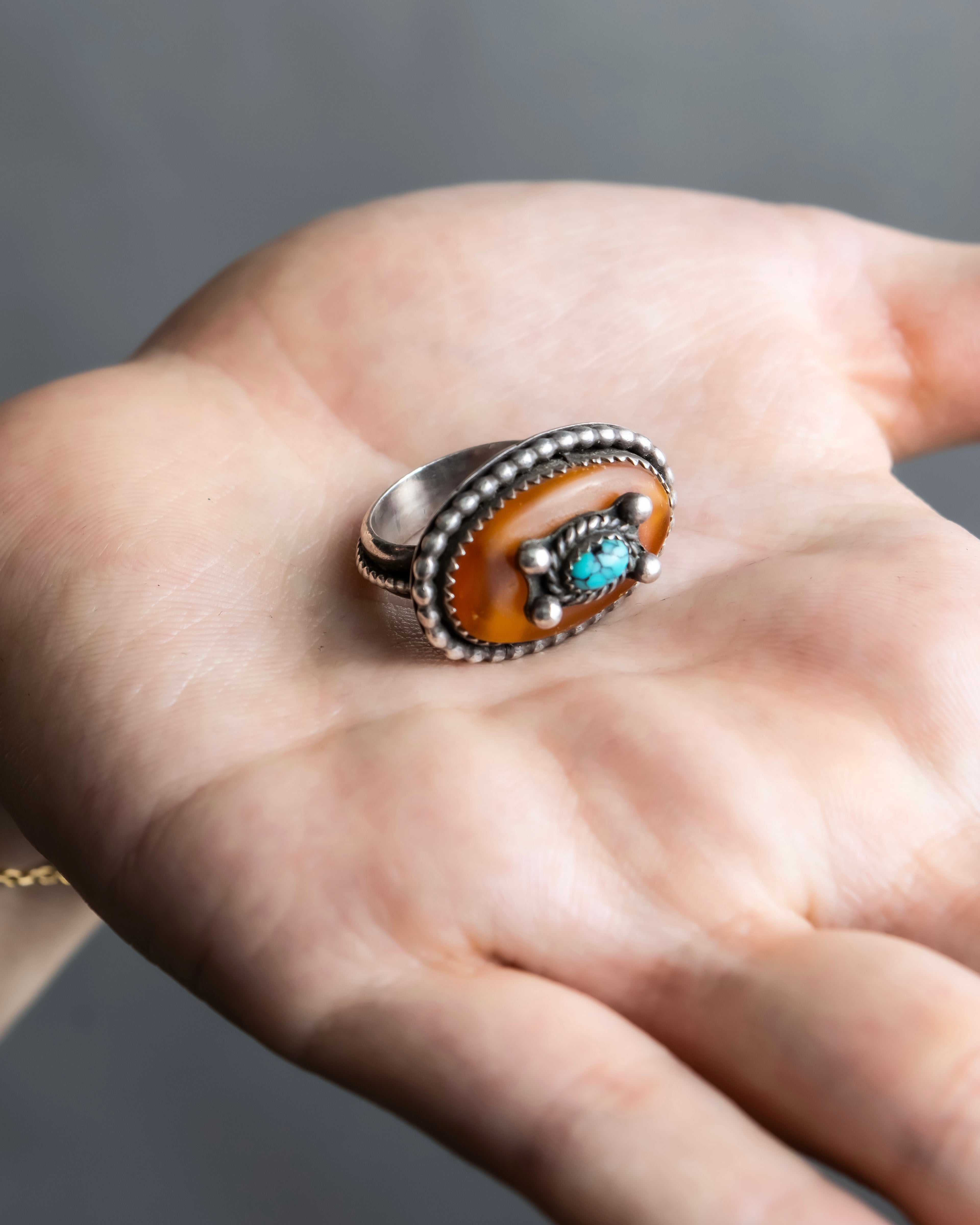 “Vintage” Silver turquoise Indian jewelry