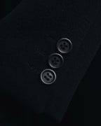 "GIORGIO ARMANI" 90’s Minimalist draped maxi long coat