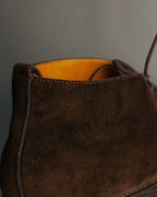 -SPECIAL- “HERMÈS” 1998-2003 Suede square toe chukka boots