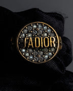 "DIOR" J’ADIOR engraved signet ring