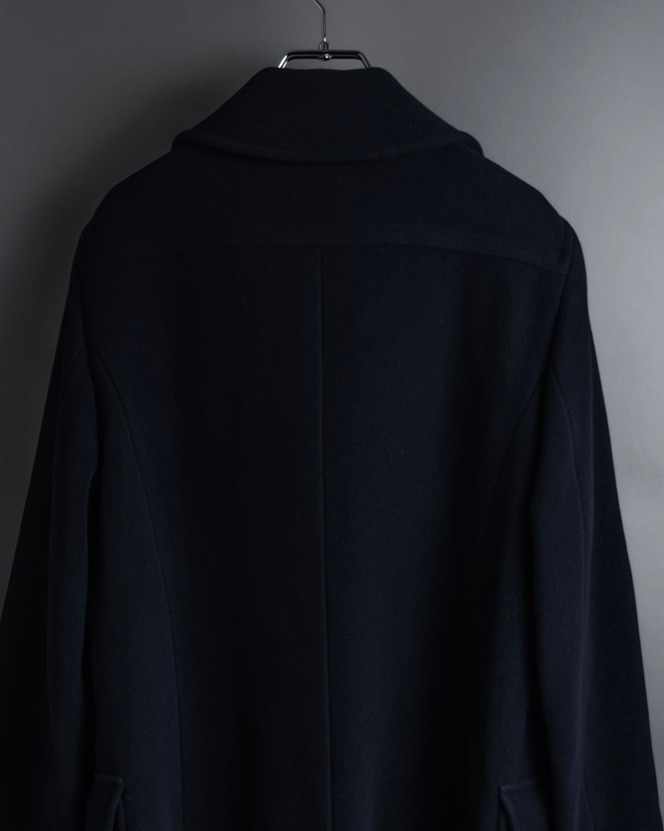 "MAX&Co." Straight fitting super maxi-length chester coat