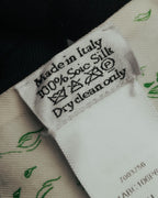 "DIOR" Green printed silk mitzah scarf