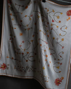 "HERMES" Carré 70 I Like Flowers silk scarf