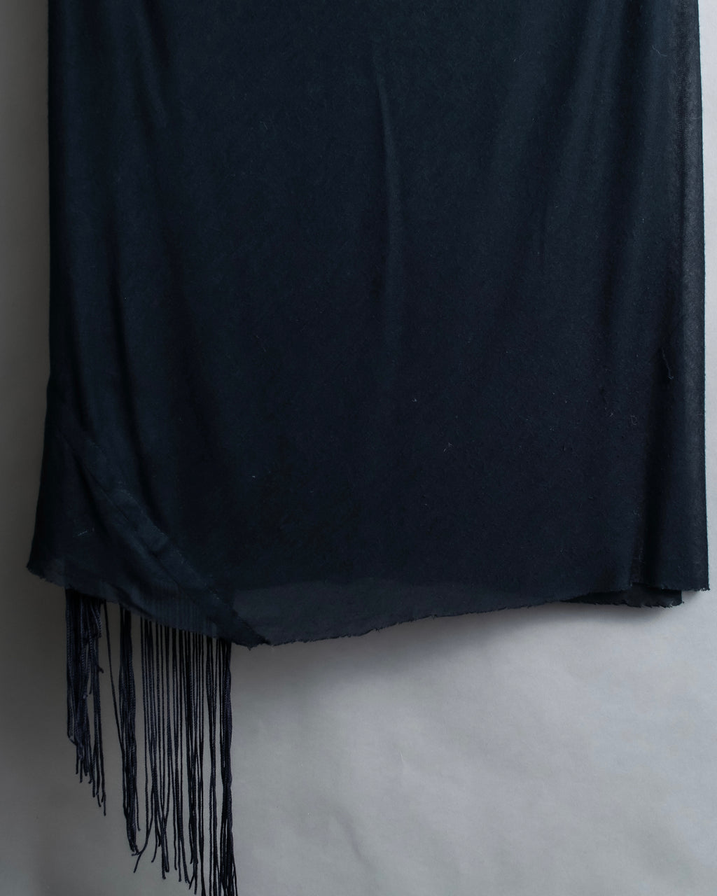 "Rick Owens Lilies" Fringe design draping sleeveless tops