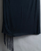 "Rick Owens Lilies" Fringe design draping sleeveless tops