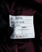 "BALENCIAGA" Chalk stripe pattern long silhouette set up