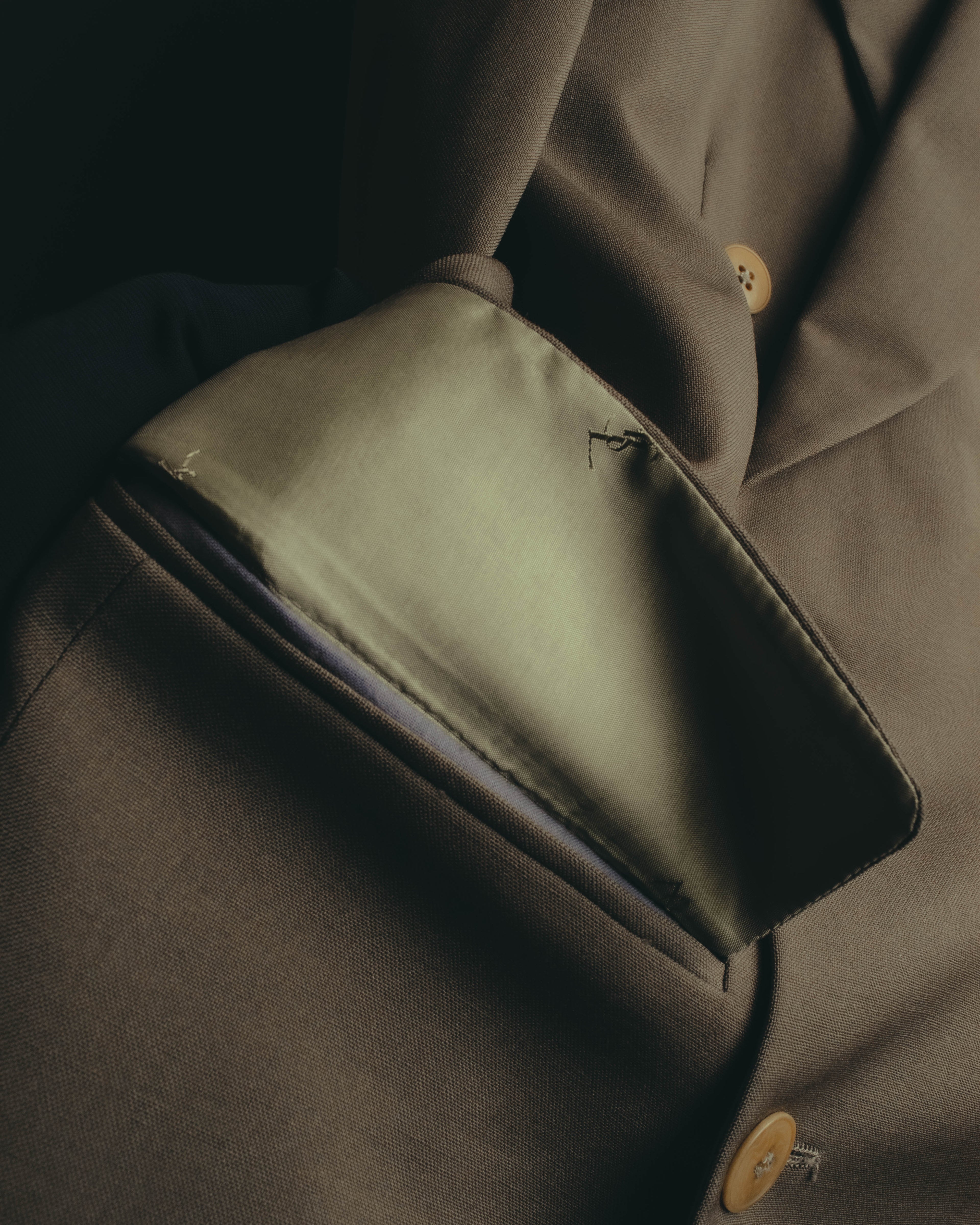 "Yves Saint Laurent pour homme" 80's-90's Structured double-breasted wool blazer