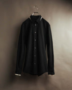 “Alexander McQueen” 10’s Layered double-collar contrast trim shirt