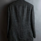 "GIORGIO ARMANI" Twill houndstooth pattern tailored jacket