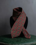 "CHANEL" Paisley pattern silk necktie