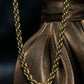 “Christian Dior” beautiful thick gold chain necklace