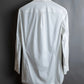 "BALENCIAGA" Gathered design box cut white shirt