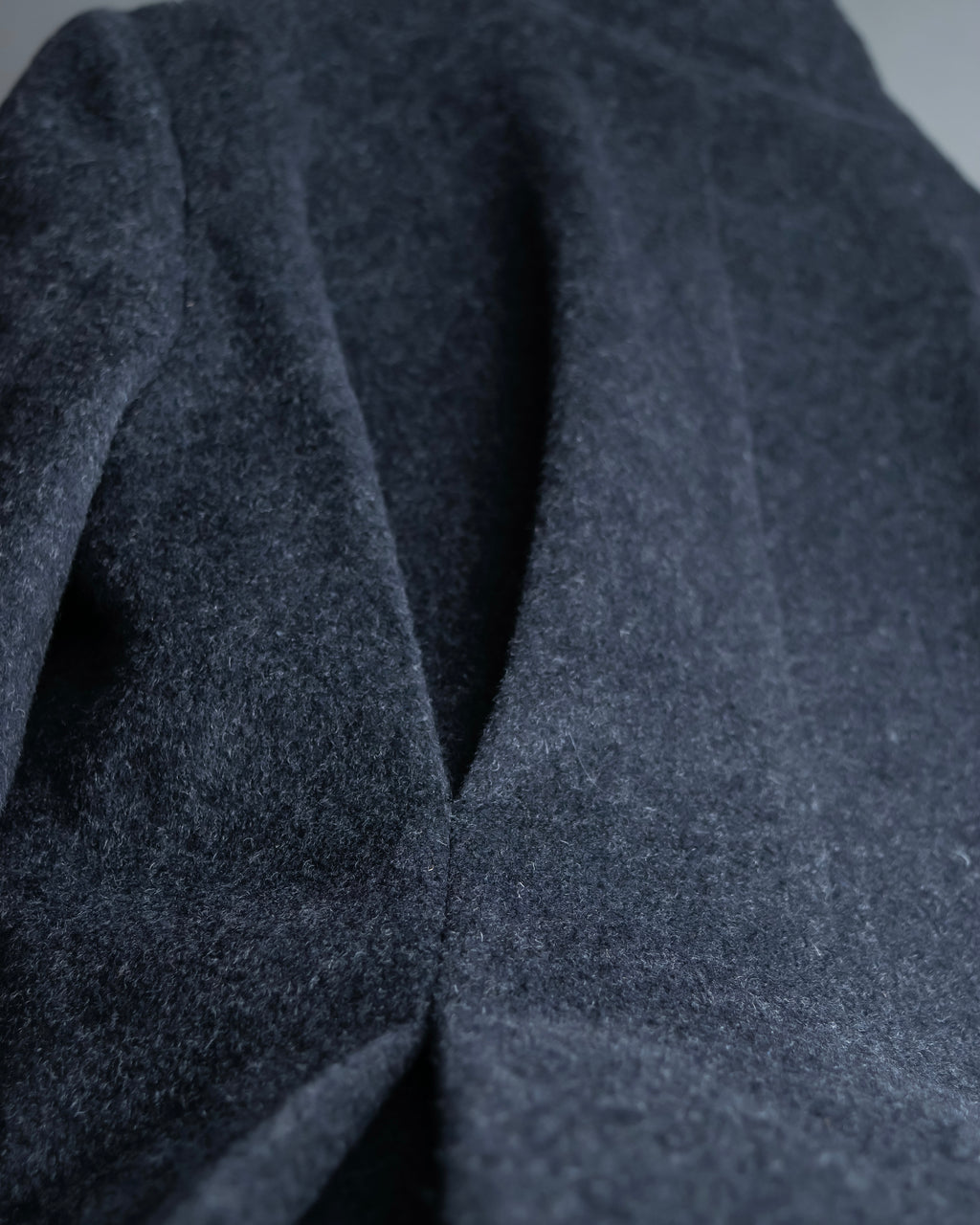 "RUIRUE BOUTIQUE" Shawl collar flare silhouette coat