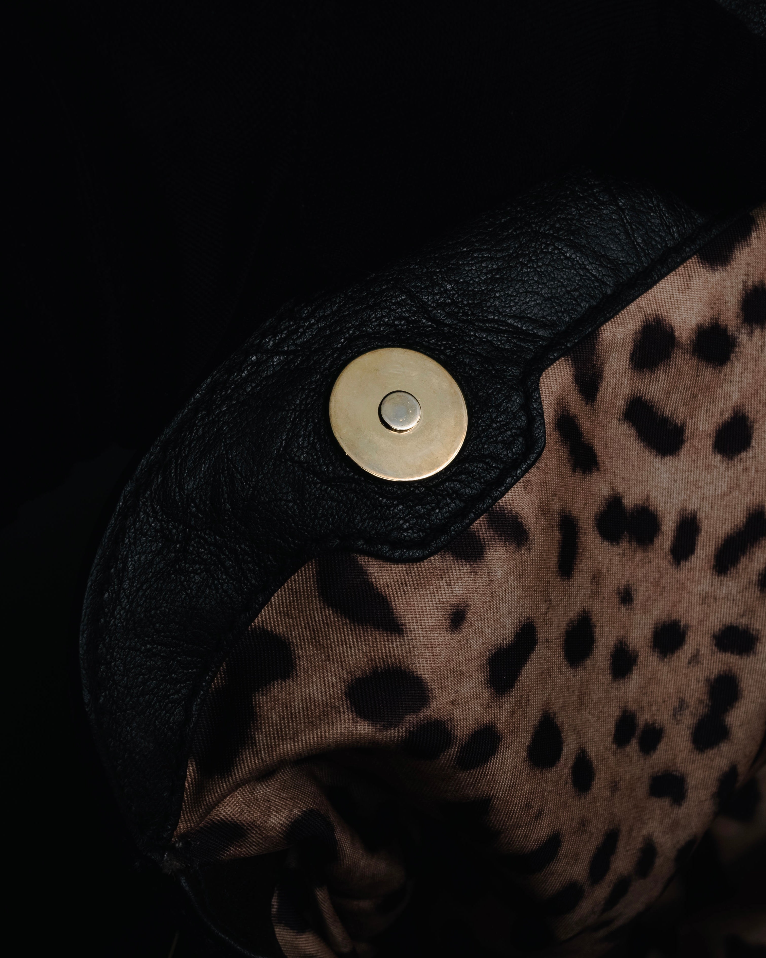 "DOLCE & GABBANA" 2005-06 Anniversary lace kisslock leather handbag