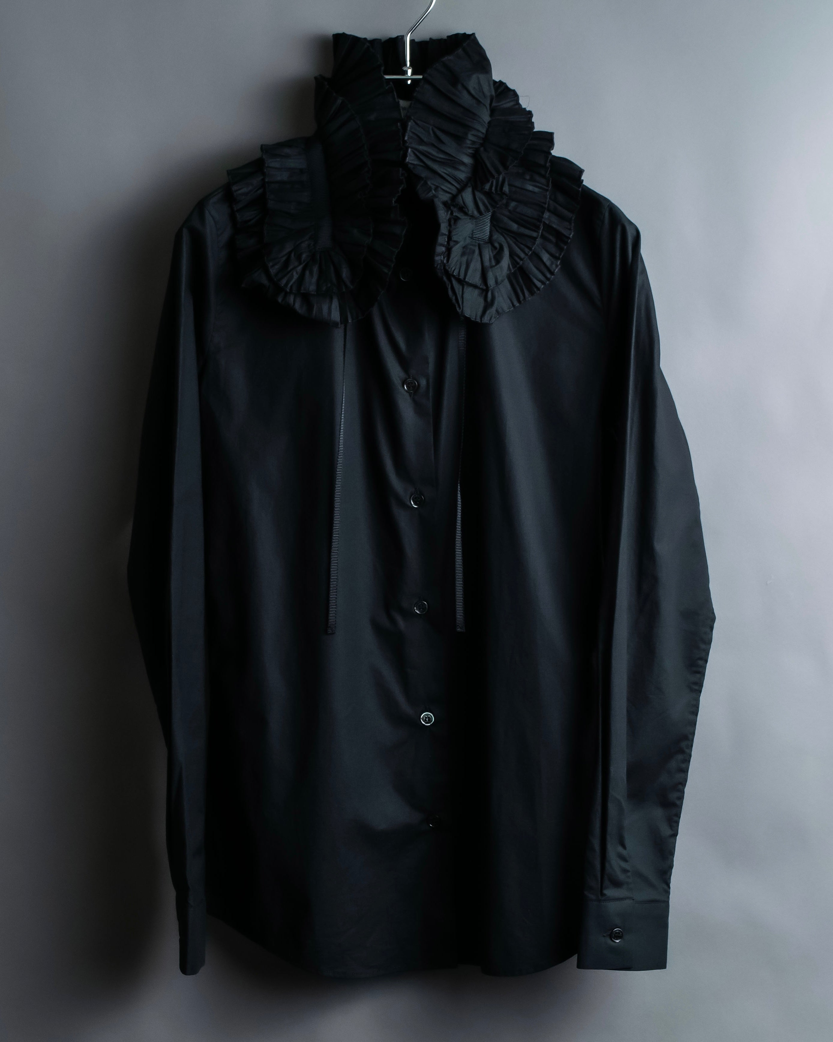 "VIKTOR&ROLF" Special oversized frill dress shirt