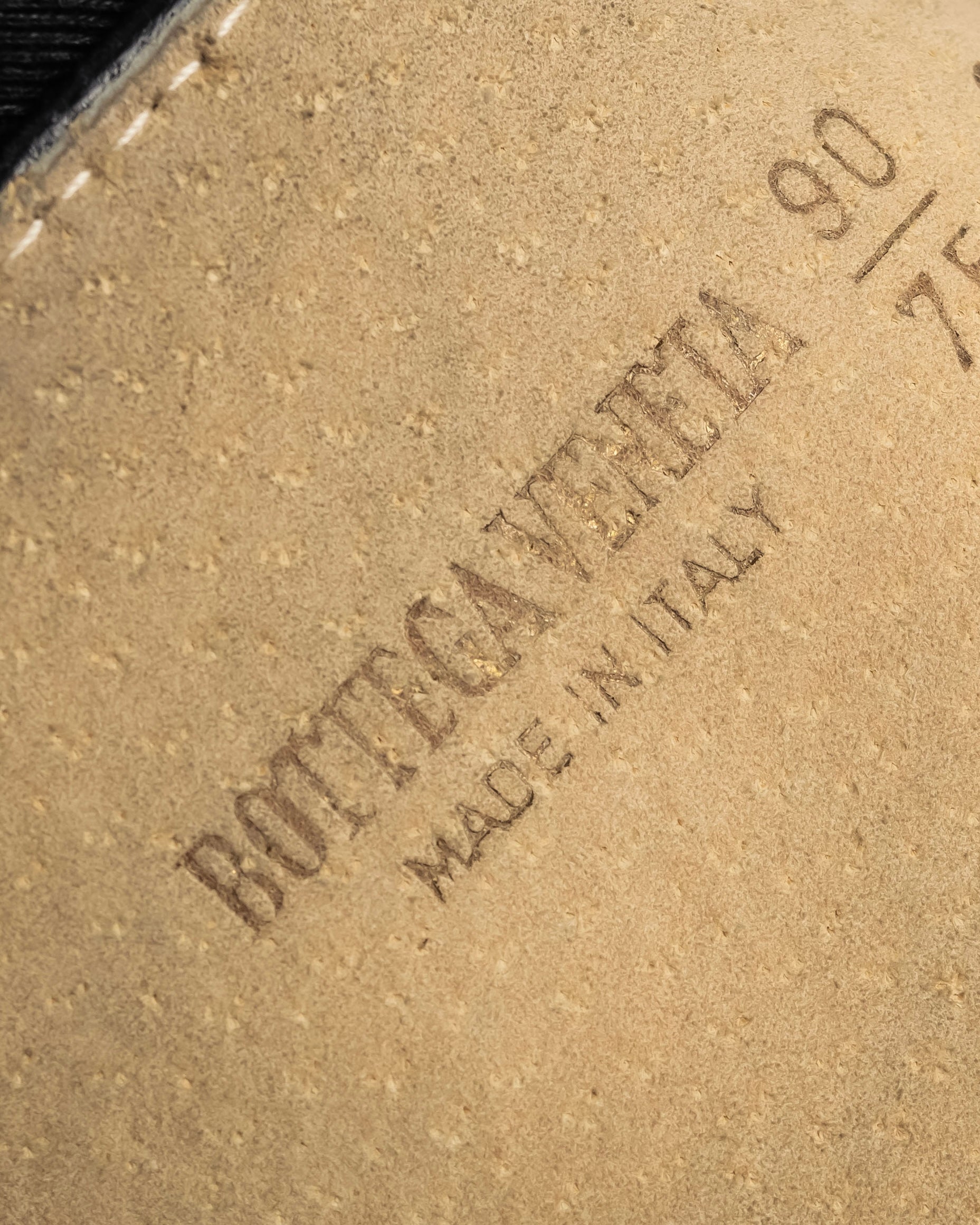 "BOTTEGA VENETA" Intrecciato style wide leather belt