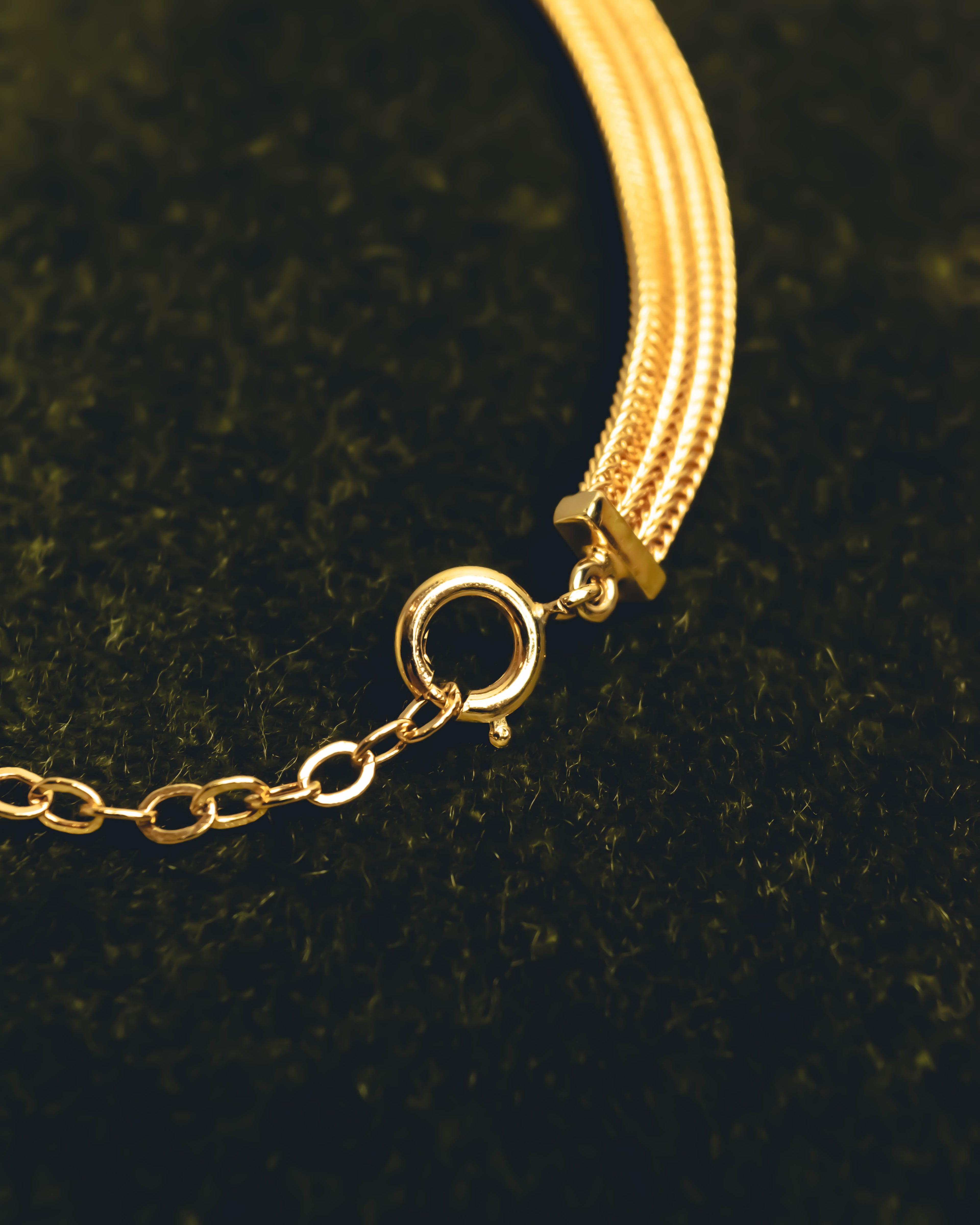 "Christian Dior" Gold tone braided knot costume jewelry necklace
