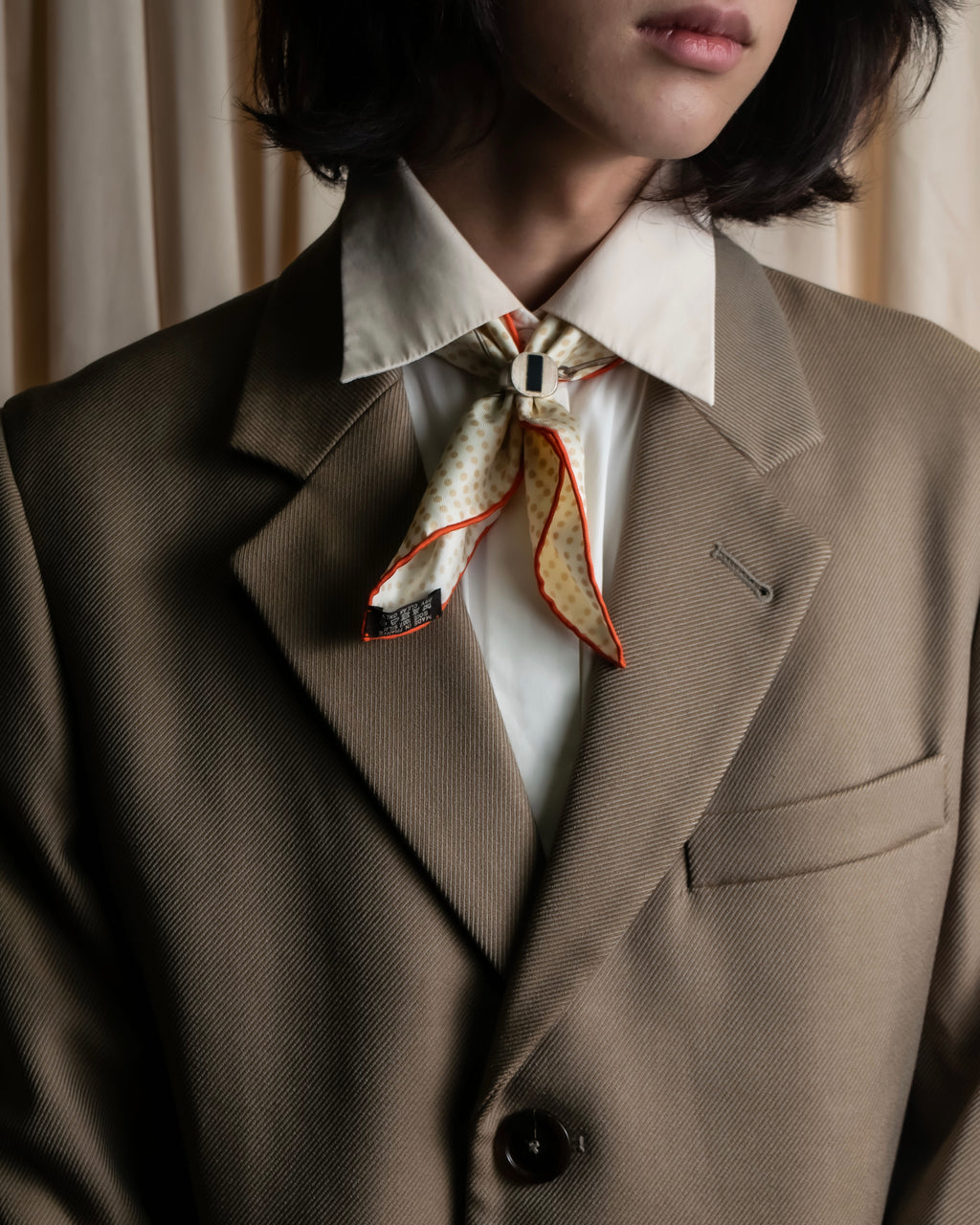 "MAISON MARGIELA" 13AW structured mid-length tailored coat