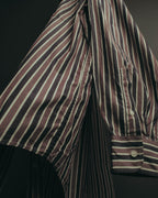 "GUCCI" 90's-00's Striped cotton button-down shirt