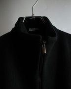 "GIORGIO ARMANI" Minimal design double zip-up jacket