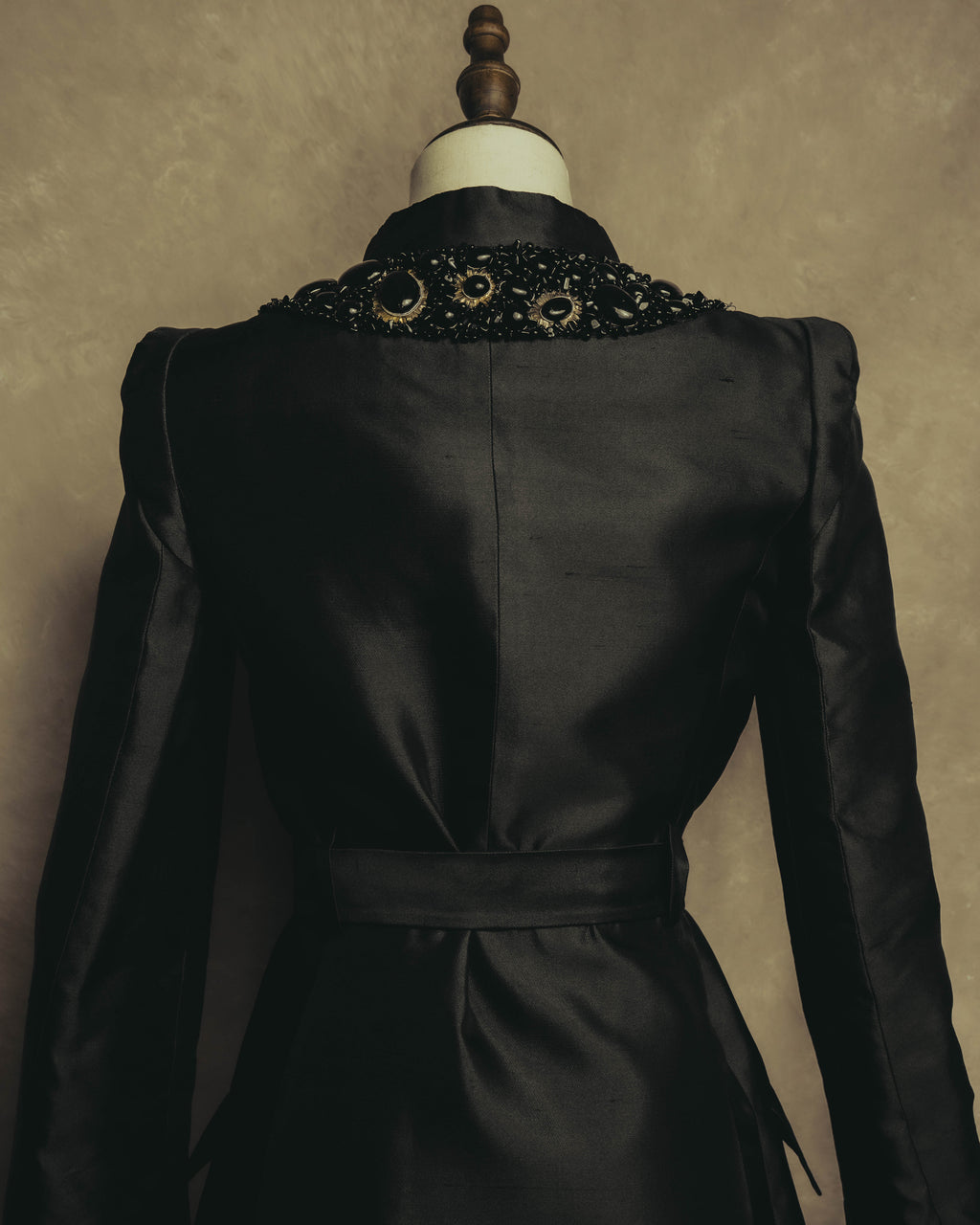 "CELINE" 00's Embellished silk coat