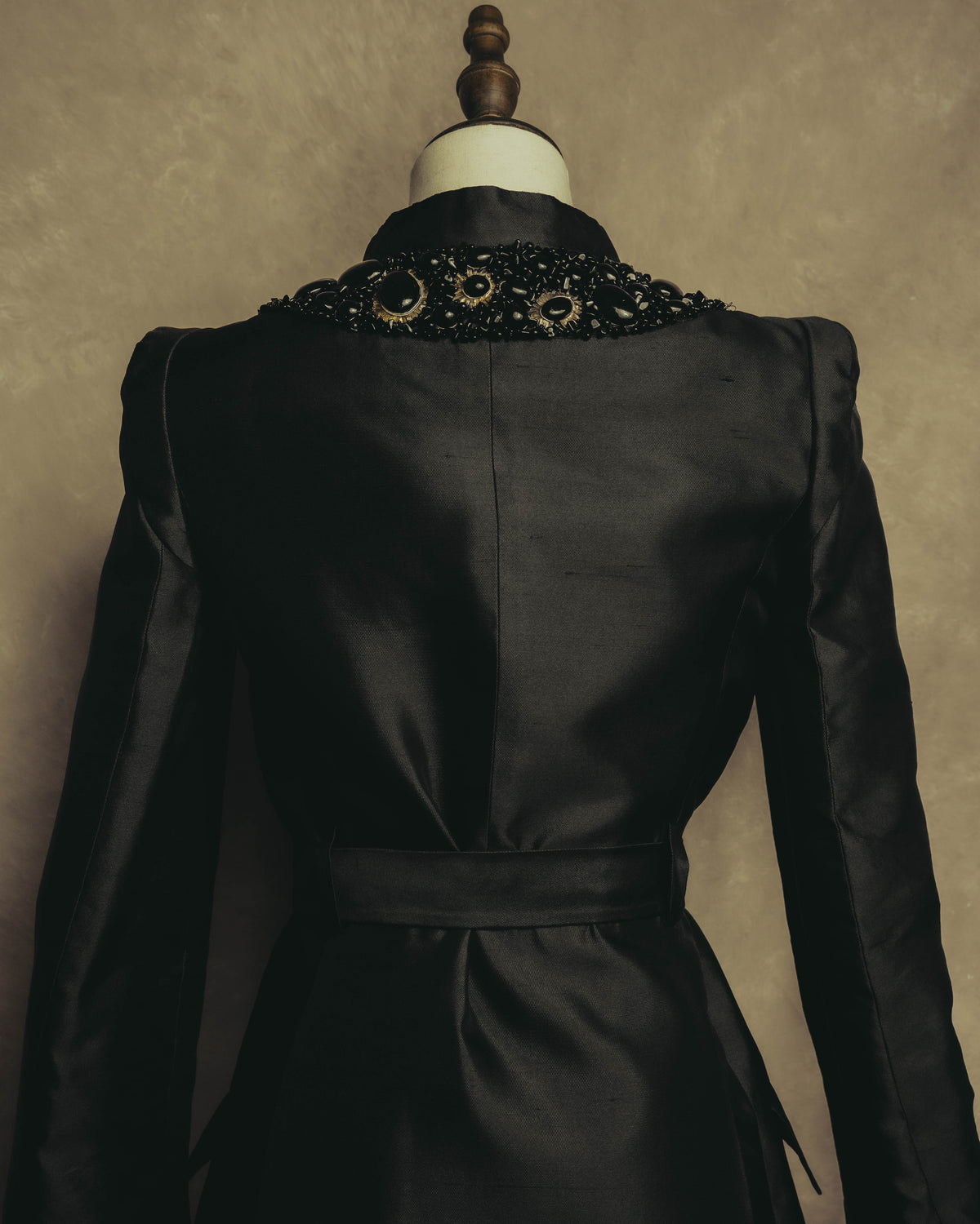 "CELINE" 00's Embellished silk coat