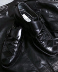 Vintage Harako Crocodile Leather Combination Leather Shoes