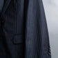 "BURBERRY" 2B tailored jacket & tapered silhouette slacks pinstripe pattern set up