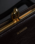 "JIL SANDER" Goji frame structured leather bag