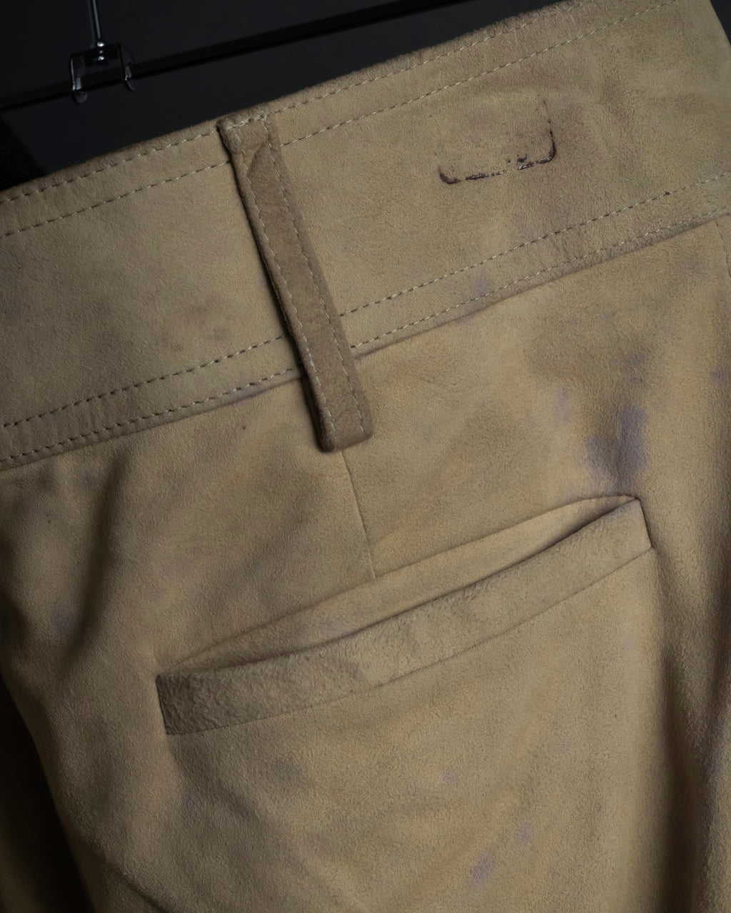 "GUCCI" Sand beige suede set up