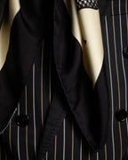 "Christian Dior" Parisian accessory motif silk scarf