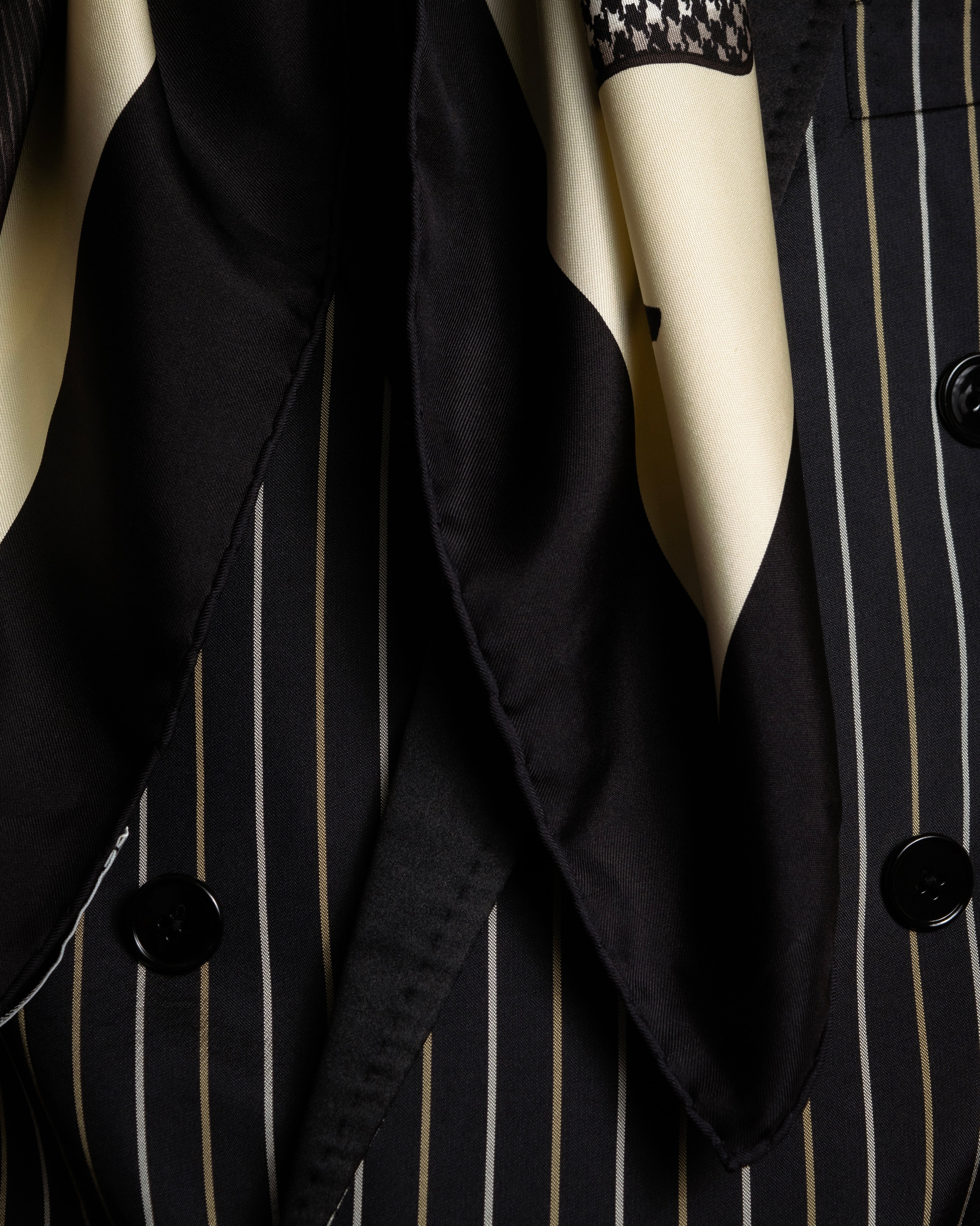 "Christian Dior" Parisian accessory motif silk scarf