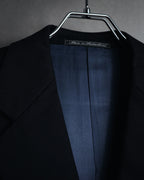 "GUCCI" 90’s-00’s Cashmere blend minimalist three button suit set