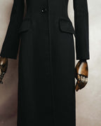 "DOLCE & GABBANA" 00's-10's Cashmere blend chesterfield coat