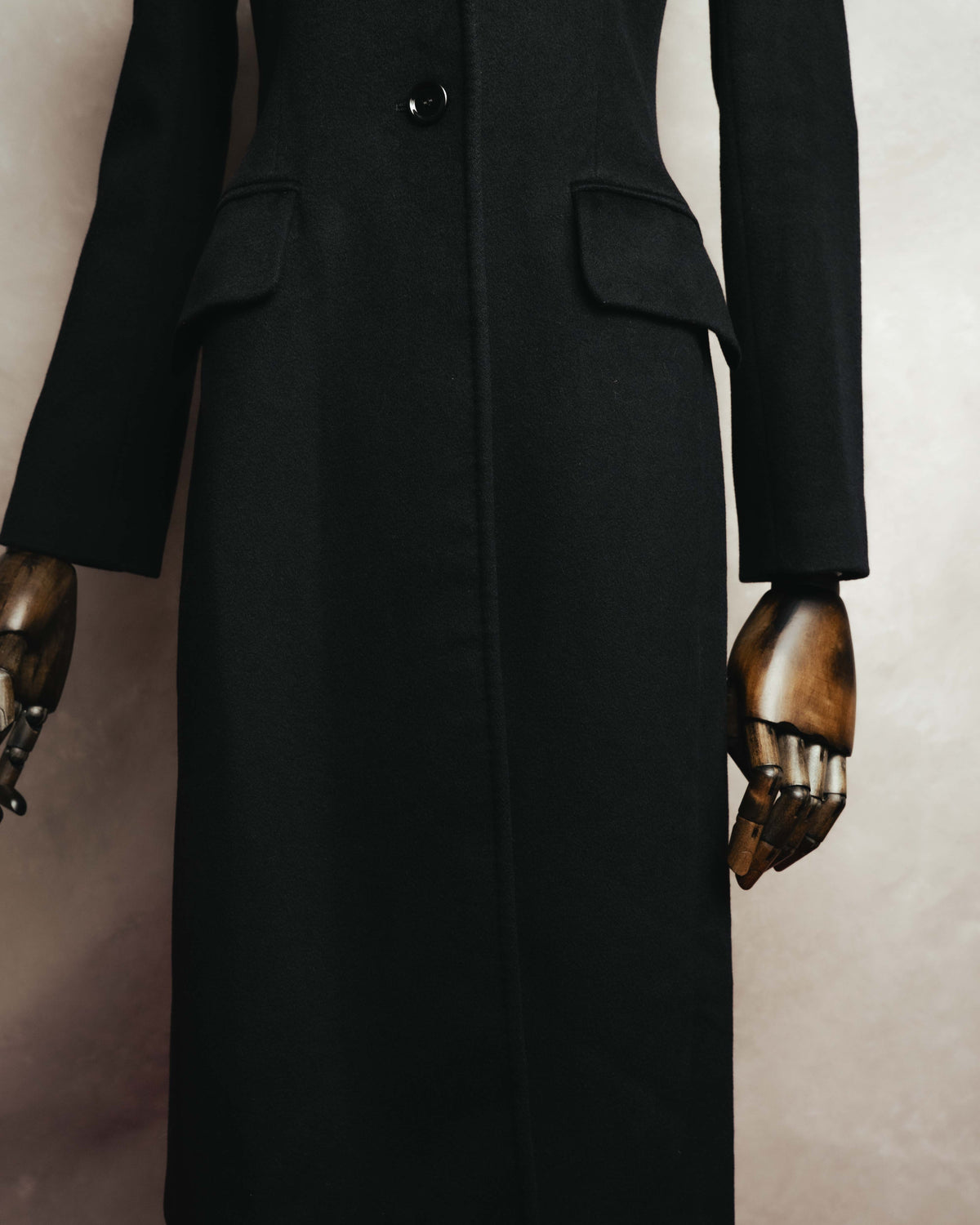 "DOLCE & GABBANA" 00's-10's Cashmere blend chesterfield coat