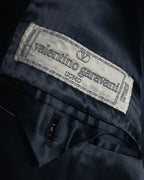 "VALENTINO GARAVANI UOMO" 80’s-90’s Cashmere blend tailored coat