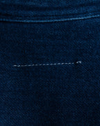 “MM6” front cut designed dennim long pull over