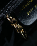 "Salvatore Ferragamo" Gancini motif leather hand bag